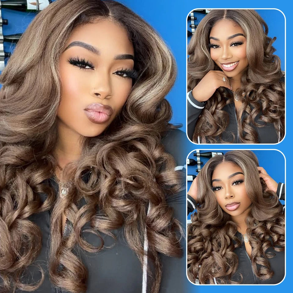 Latisha Lace Front Wigs Synthetic 24 Inch T Part Wigs For Afro Women Latisha Sensational Wigs With Baby Hair For African Female