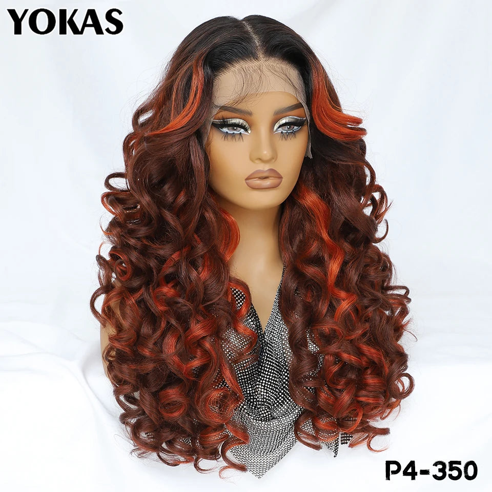 Latisha Lace Front Wigs Synthetic 24 Inch T Part Wigs For Afro Women Latisha Sensational Wigs With Baby Hair For African Female